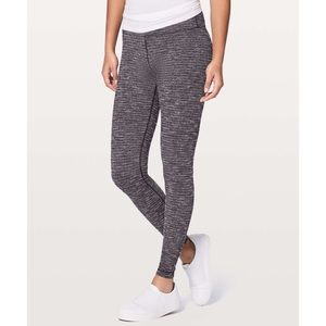 LuluLemon Wunder Under Heather Black Size 4